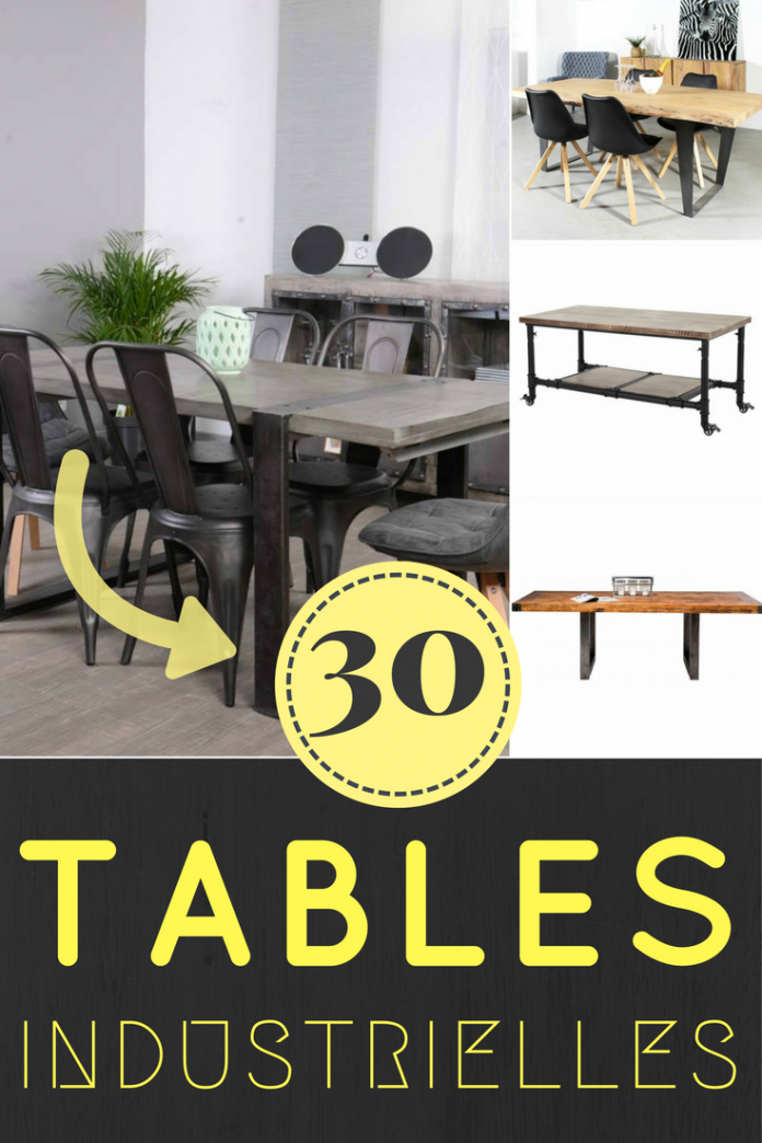 30 tables industrielles